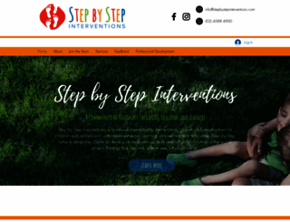 stepbystepinterventions.com screenshot