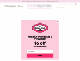 stephaniebarnardstamps.com screenshot