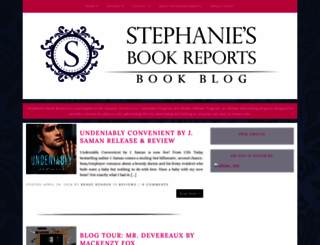 stephaniesbookreports.com screenshot
