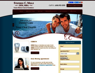 stephencmolzdds.com screenshot