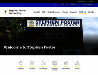 stephenfosterelementary.org screenshot