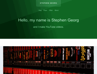 stephengeorg.com screenshot
