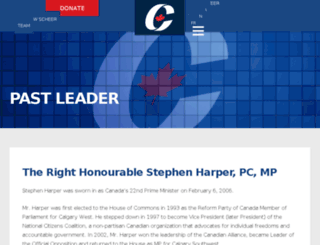 stephenharper.ca screenshot
