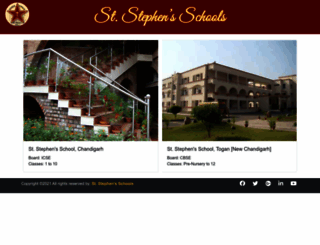 stephenschandigarh.com screenshot