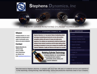 stephensdynamics.com screenshot