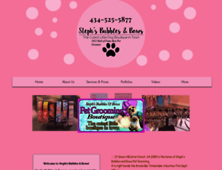 stephsbubblesandbows.com screenshot