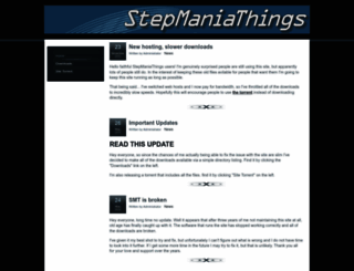 stepmaniathings.com screenshot