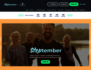 steptember.org.au screenshot