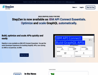 stepzen.com screenshot