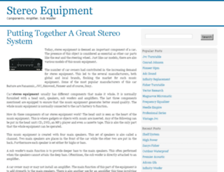 stereo-equipment.org screenshot