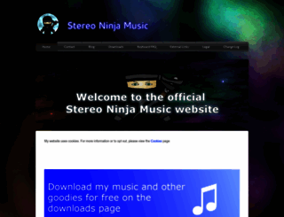 stereoninjamusic.weebly.com screenshot