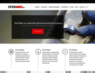 sterimaxinc.com screenshot