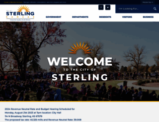 sterling-kansas.com screenshot