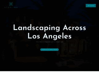 sterling-landscaping.com screenshot
