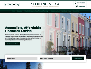 sterlingandlaw.com screenshot