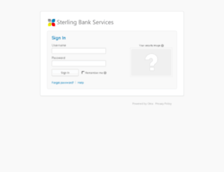 sterlingbankservices-admin.okta.com screenshot