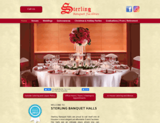 sterlingbanquethall.com screenshot