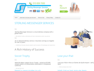 sterlingdelivery.com screenshot