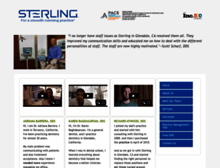 sterlingdentists.com screenshot