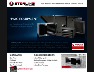 sterlinghvac.com screenshot
