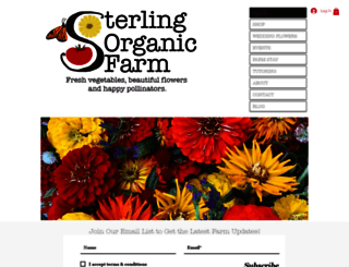 sterlingorganicfarm.com screenshot