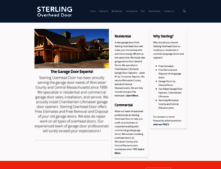 sterlingoverheaddoor.com screenshot