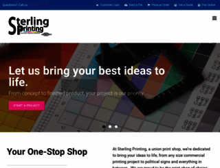 sterlingprinting.com screenshot