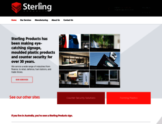 sterlingproducts.com.au screenshot
