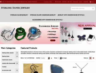 sterlingsilverjewelry.in screenshot
