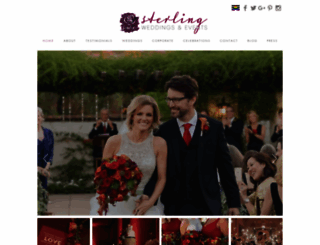 sterlingweddingsandevents.com screenshot