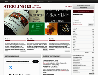 sterlingwine.com.au screenshot