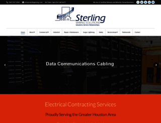 sterlingwiring.com screenshot