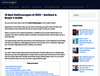 stethoscopebuy.com screenshot