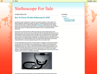 stethoscopeforsale.blogspot.com screenshot