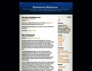 stetsonius.wordpress.com screenshot