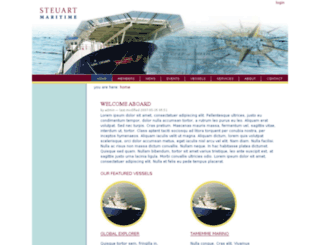 steuartmaritime.com screenshot