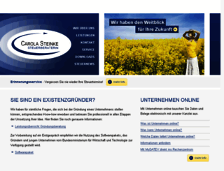 steuerberaterin-steinke.de screenshot