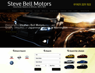 stevebellmotors.co.uk screenshot