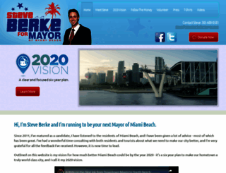steveberkeformayor.com screenshot