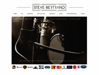 stevebertrand.com screenshot