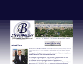 stevebrazier.ca screenshot