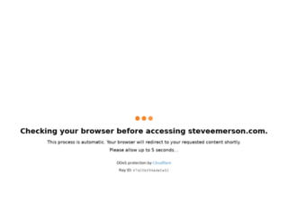 steveemerson.com screenshot