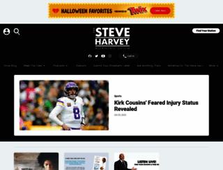 steveharveyfm.com screenshot