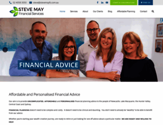 stevemayfinancialservices.com.au screenshot