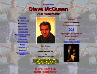 stevemcqueen.org.uk screenshot