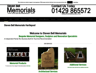 stevenbellmemorials.co.uk screenshot