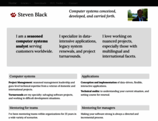 stevenblack.com screenshot