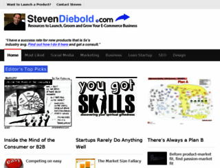 stevendiebold.com screenshot