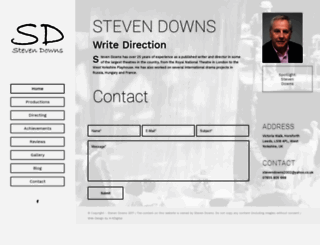 stevendownswritedirection.co.uk screenshot