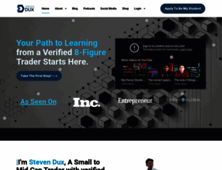 stevenduxi.com screenshot